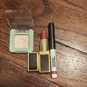 Tom Ford Rosewood Cream Lipstick with Matching Lip Liner and Shimmer Shadow